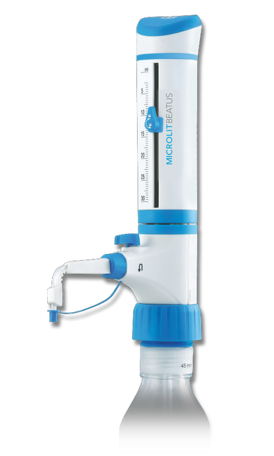 Bottle Top Dispenser with Recirculating Valve, Volume Range 1mL - 10mL